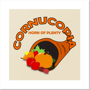 Cornucopia Thanksgiving Posters and Art